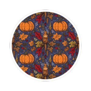 Cozy Autumn Pattern From To All The Royal Subjects In The Land Stickers
