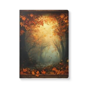 Carnival Autumn Enchanted Forest From All The Royal Subjects In The Land Journal, Softcover Notebook